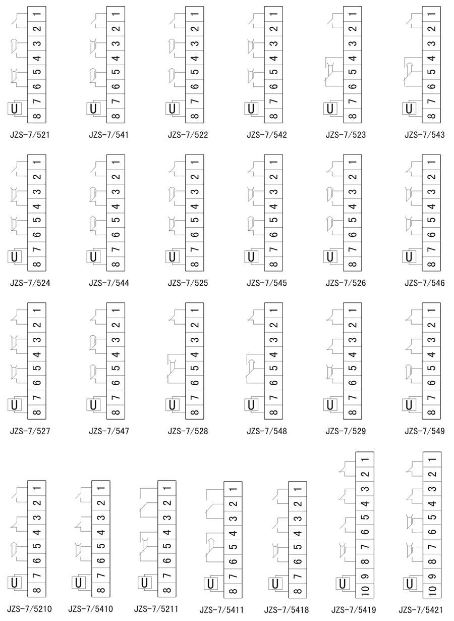 JZS-7/5419內部接線圖
